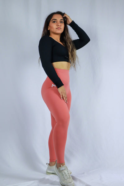 Coral Cloud Leggings